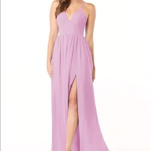 🌸 Azazaie Aaida Candy Pink Chiffon Bridesmaid Dress 🌸